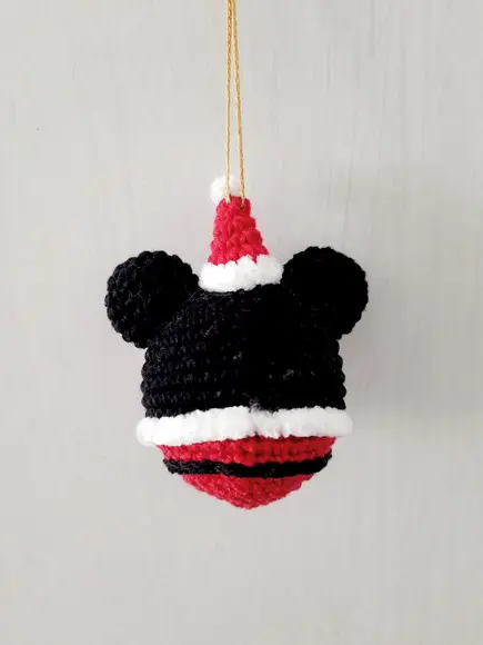 Enfeite do Mickey de Natal