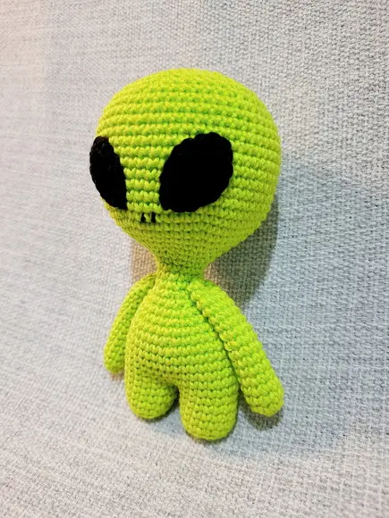Et Amigurumi Cor Verde Limão