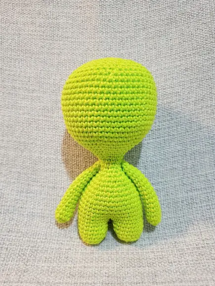 Et Amigurumi Cor Verde Limão