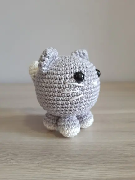 Gatinho Bola Amigurumi