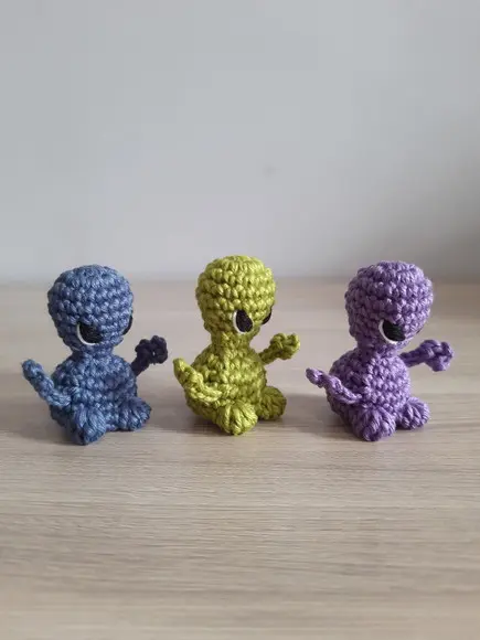 Kit 3 Ets em Amigurumi