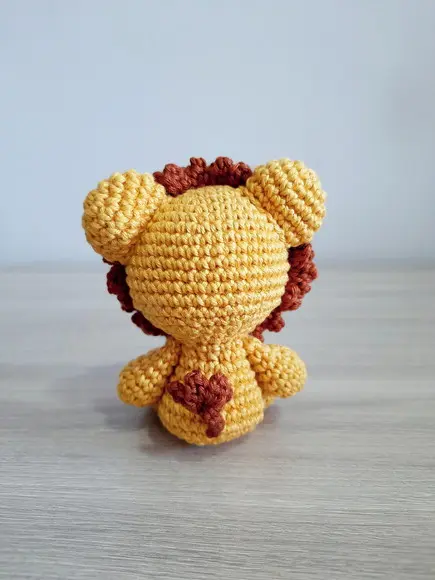 Leão em Amigurumi