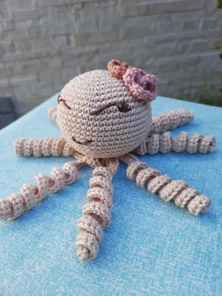 Polvo em Amigurumi