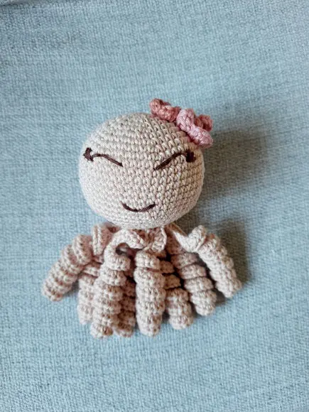 Polvo em Amigurumi