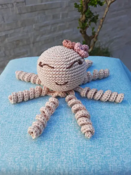 Polvo em Amigurumi