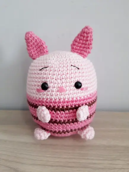 Porquinho em Amigurumi (piglet Disney)