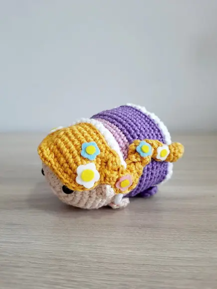 Rapunzel em Amigurumi
