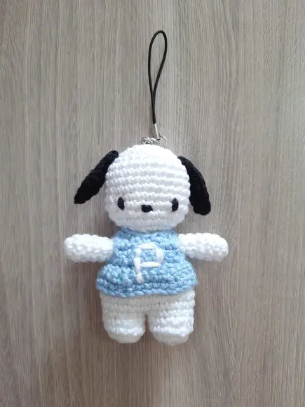 Strap de Pochacco Amigurumi