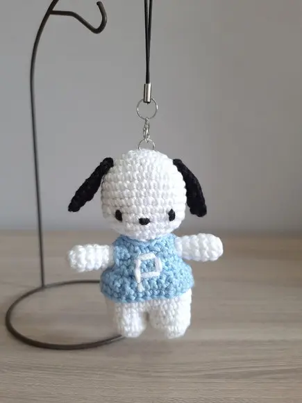 Strap de Pochacco Amigurumi