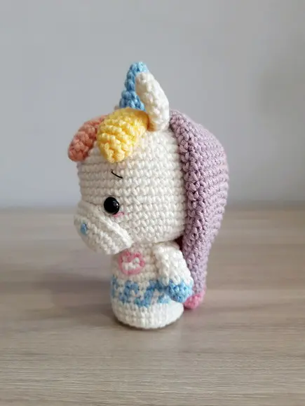 Unicórnio em Amigurumi