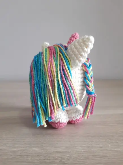 Unicórnio Bola Amigurumi