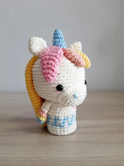 Unicórnio em Amigurumi