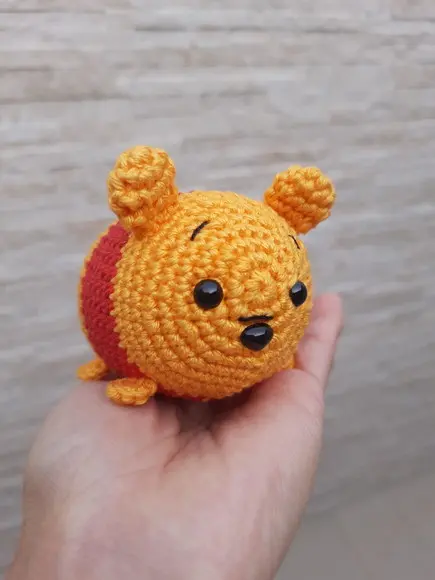 Ursinho Pooh em Amigurumi