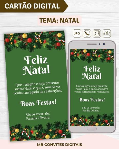 Cartão de Natal Digital - Mod. 3