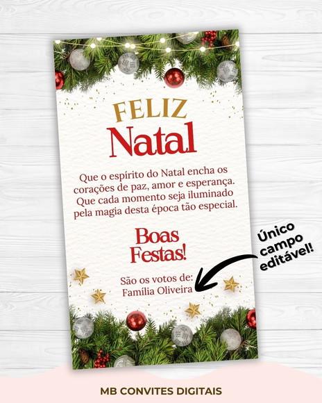 Cartão de Natal Digital - Mod. 2