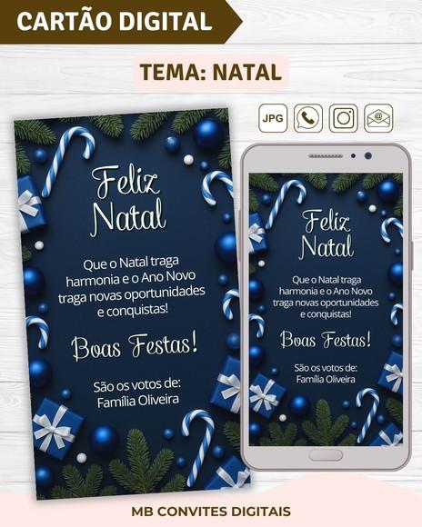 Cartão de Natal Digital - Mod. 5