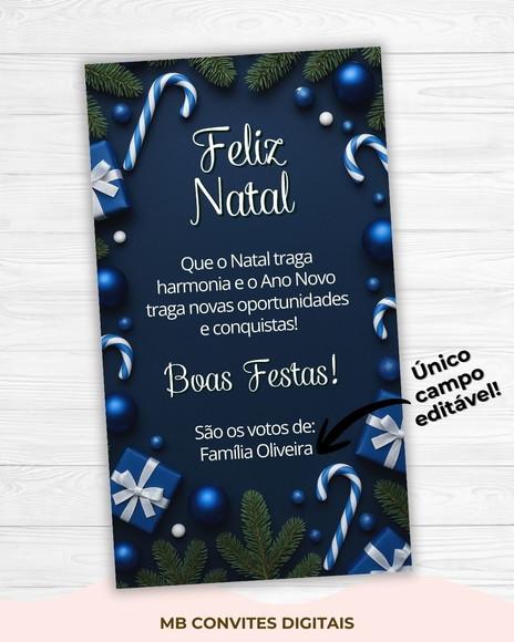 Cartão de Natal Digital - Mod. 5