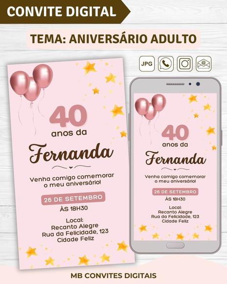 Convite Digital Aniversário Adulto Feminino (03)
