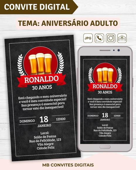 Convite Digital Aniversário Adulto Masculino (03)