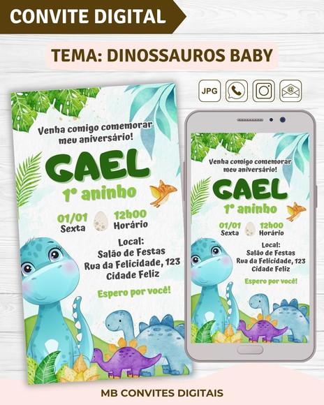 Convite Digital Dinossauros Baby Menino (02)