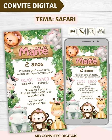 Convite Digital Safari Menina (05)