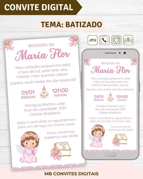 Convite Digital Batizado Menina (02)