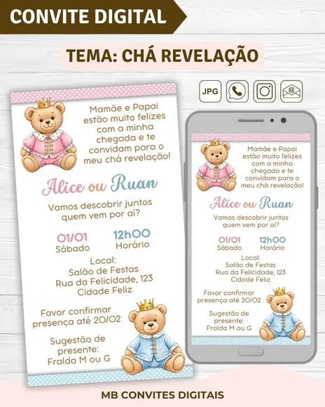 Convite Digital Chá Revelação (09)
