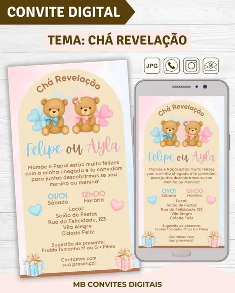 Convite Digital Chá Revelação (12)