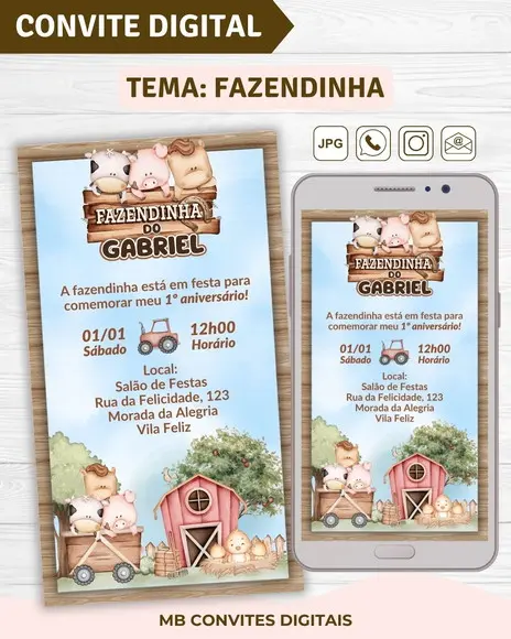 Convite Digital Fazendinha Menino (14)