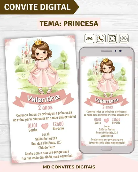 Convite Digital Princesa Menina (02)