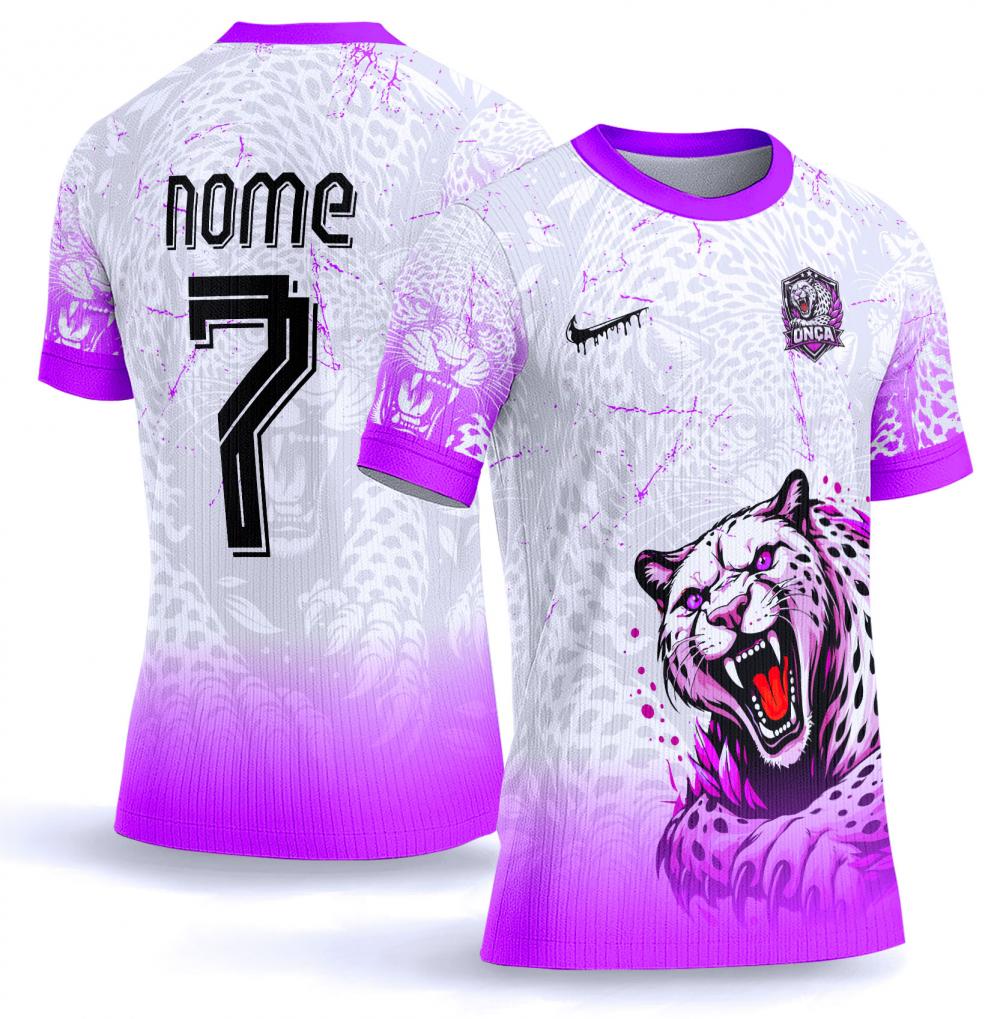 Arte vetor camisa Interclasse onça 0050