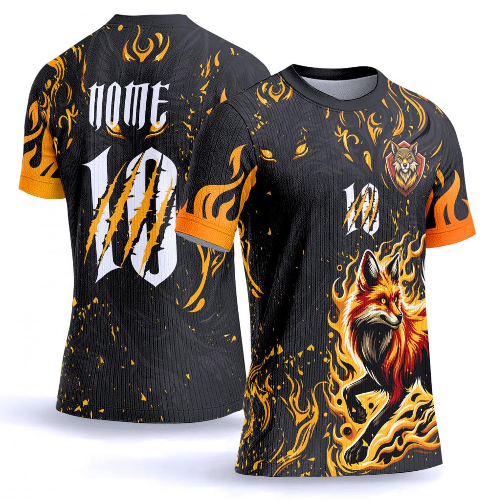 Arte vetor camisa Interclasse raposa 0009