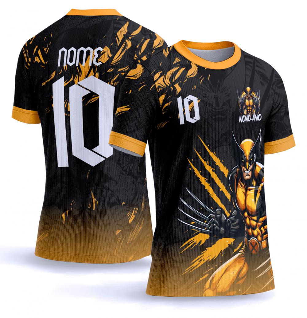Arte Vetor Camisa Interclasse wolverine 0001