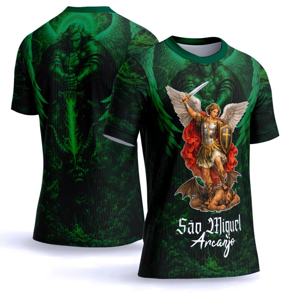 Arte estampa camisa São Miguel Arcanjo 005