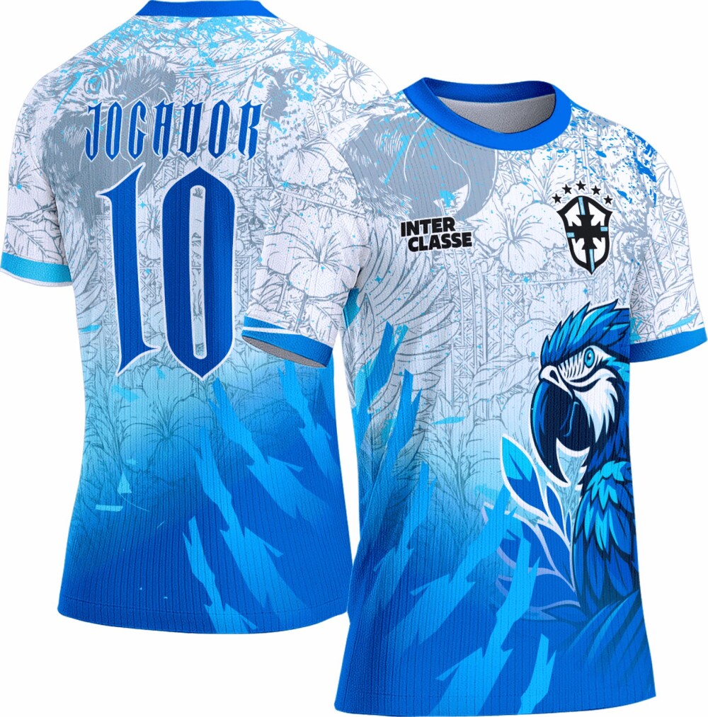 Arte vetor camisa Interclasse Arara 0151