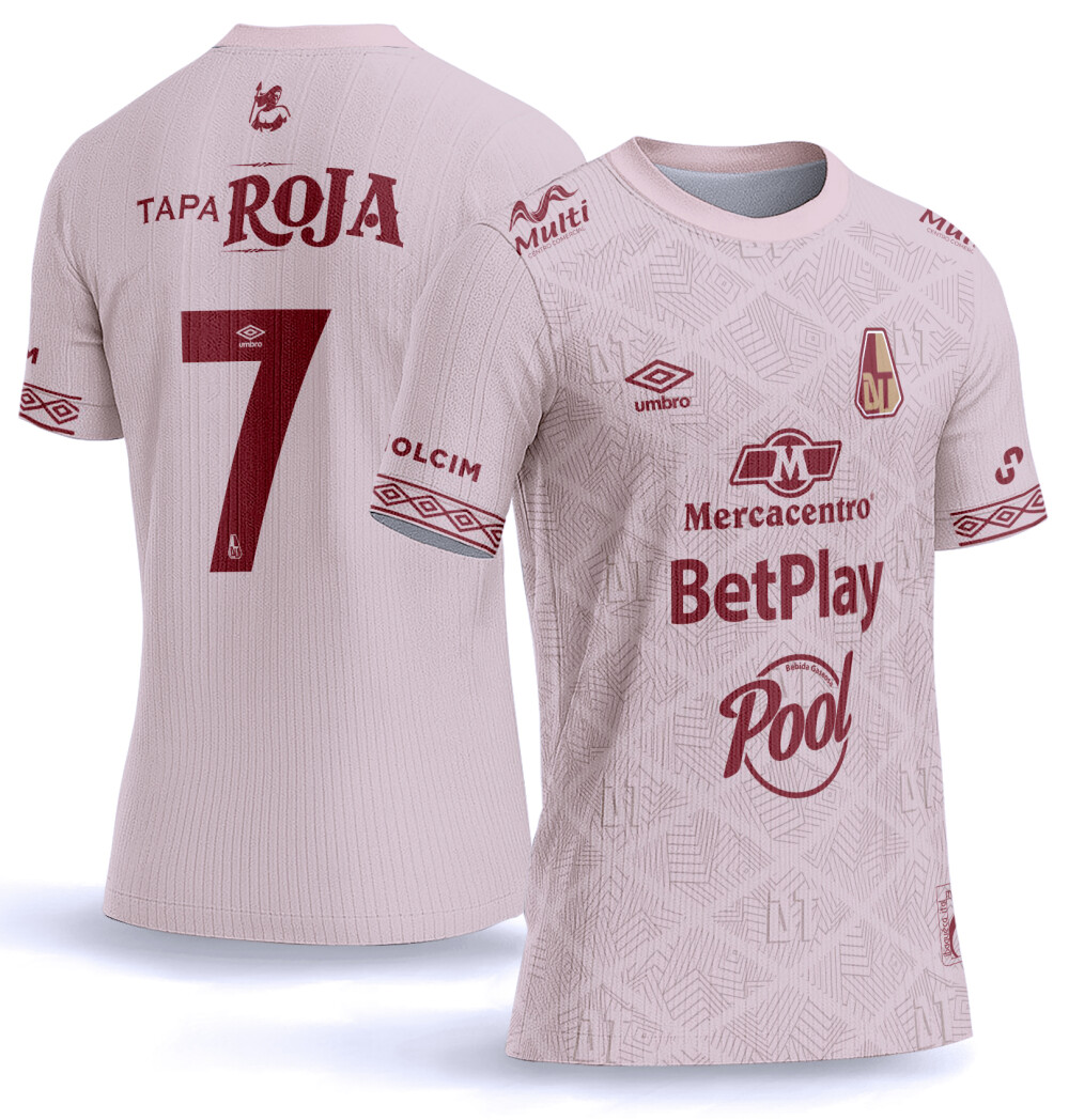 Arte Vetor Camisa Deportes Tolima Visita 2026