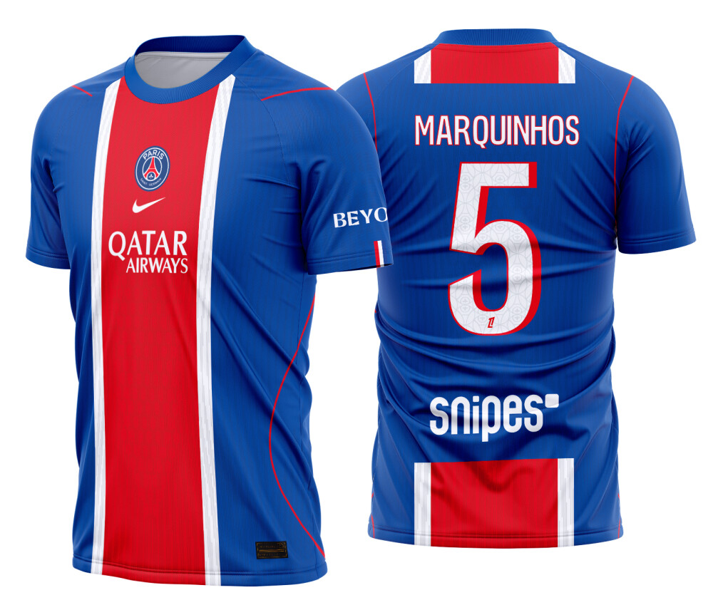 Arte Vetor Camisa Psg local 2026-2027
