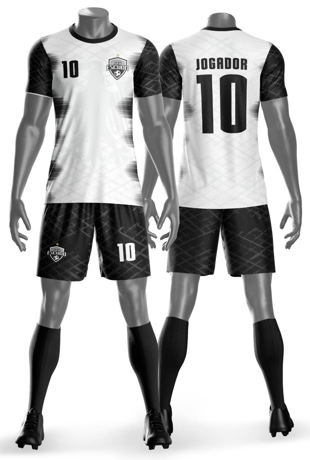 Arte Vetor camisa uiforme Esportivo 005