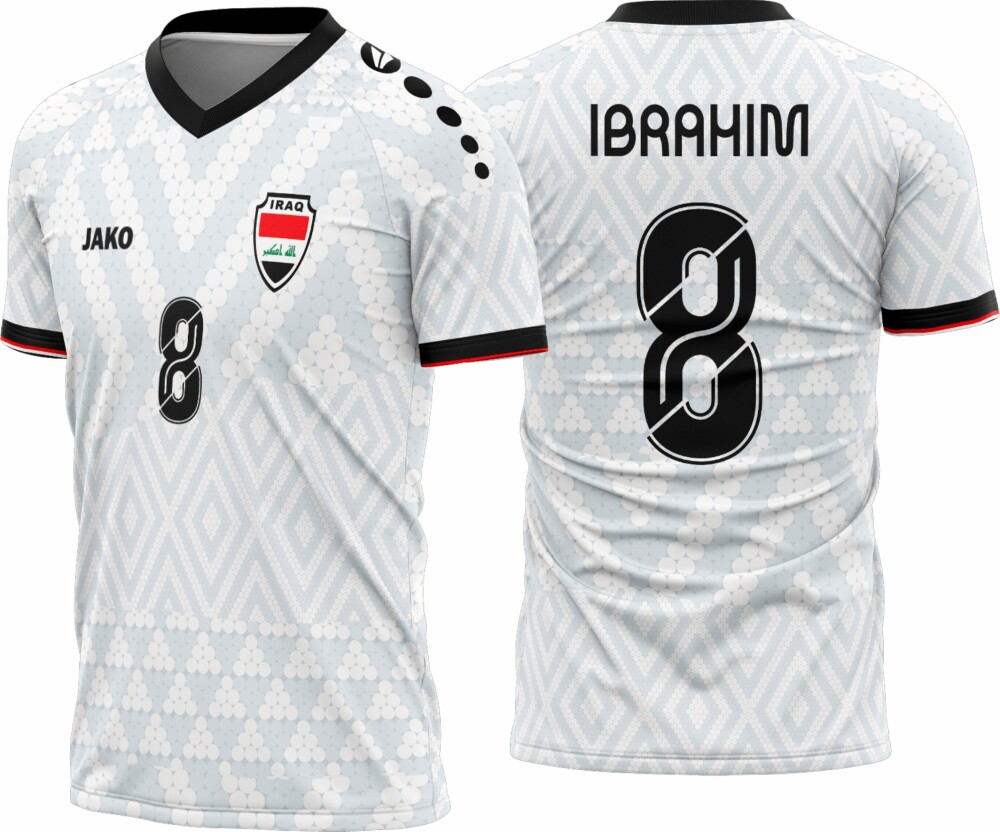 Arte Vetor Camisa Iraque Titular 2026-28