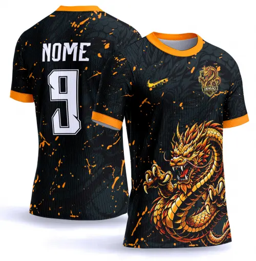 Arte vetor camisa Interclasse dragão 0056