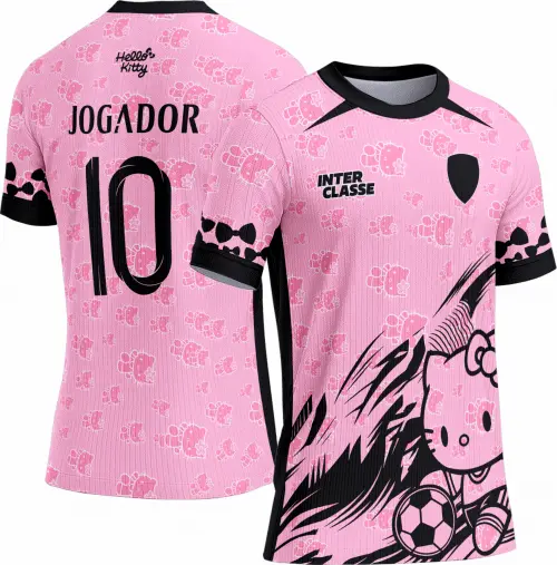Arte Vetor Camisa Interclasse Hello Kitty 0092