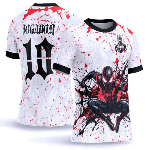 Arte Vetor Camisa Interclasse homem aranha 0077
