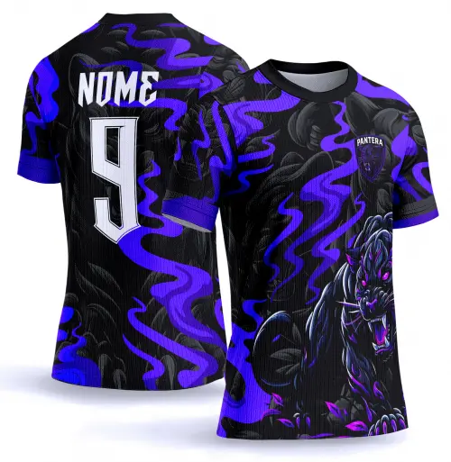 Arte vetor camisa Interclasse pantera 0014