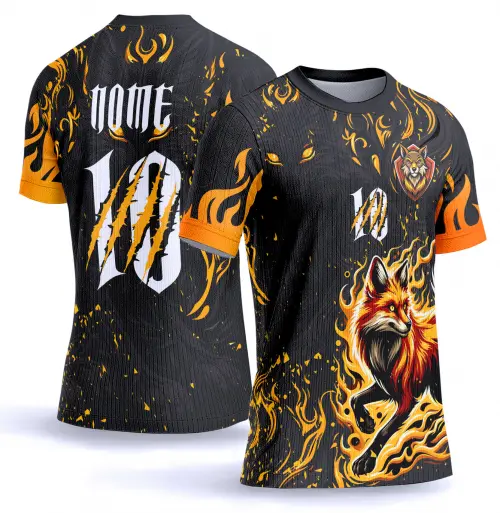 Arte vetor camisa Interclasse raposa 0009