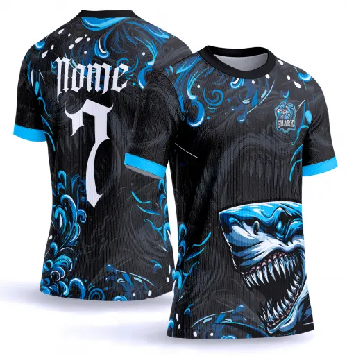 Arte vetor camisa Interclasse tubarão 0004