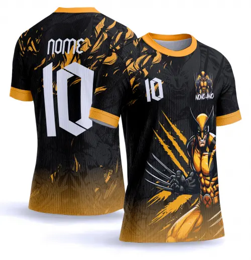Arte Vetor Camisa Interclasse wolverine 0001
