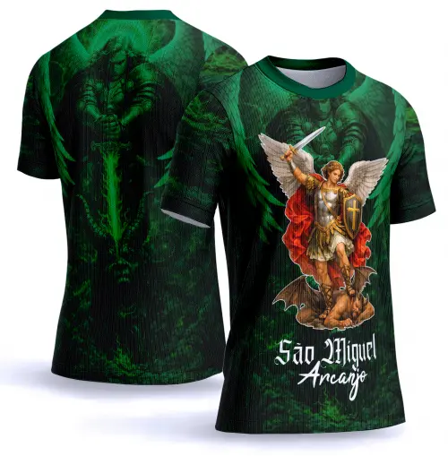 Arte estampa camisa São Miguel Arcanjo 005