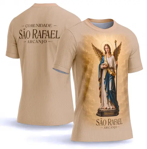 Arte estampa camisa São Miguel Arcanjo 0016