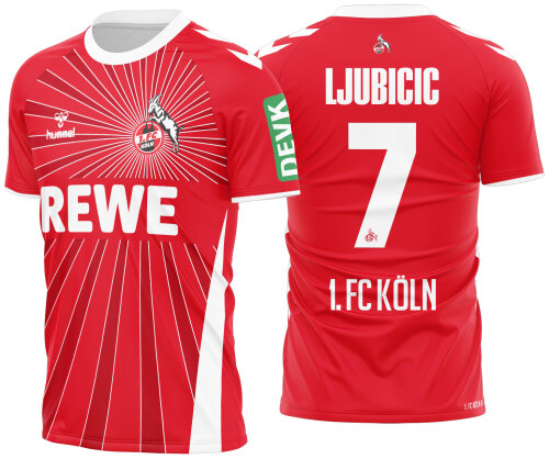 Arte Vetor Camisa 1. FC Köln Visita 2024-2025