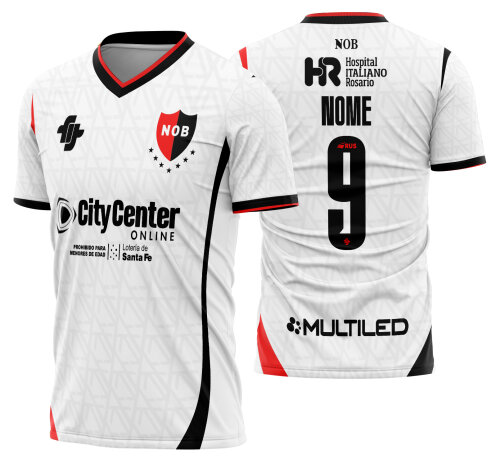 Arte Vetor Camisa Newell’s Visita 2026